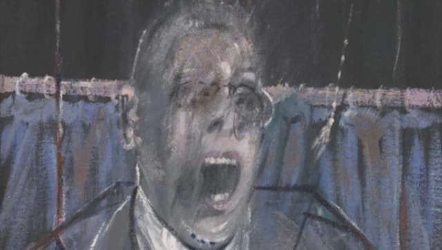 items in haste - music by germanager, in response to 'study for a portrait' (1952); Francis Bacon